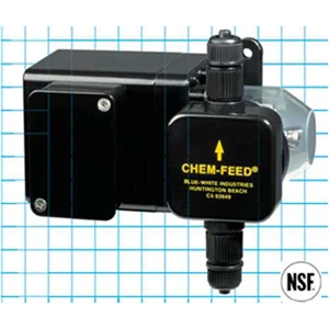 blue white chem-feed c-6125p diaphragm metering pump