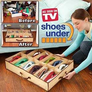 shoes under organizer