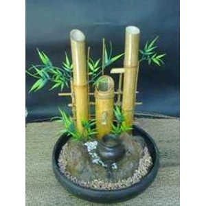 kerajinan miniatur air mancur dari bambu amb 05