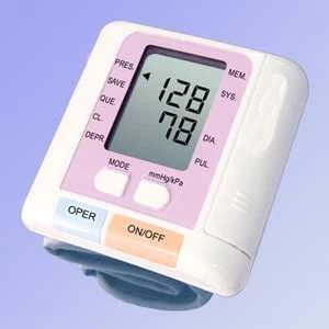 wrist blood pressure depressor & monitor bpm852