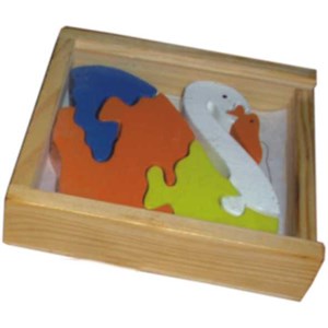 puzzle 3d itik kotak