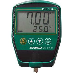 omega portable ph/ mv temperature meter phh-103