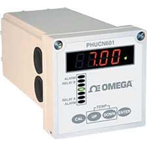 omega ph, orp and conductivity controller and transmitter phucn601, phucn610, phutx601