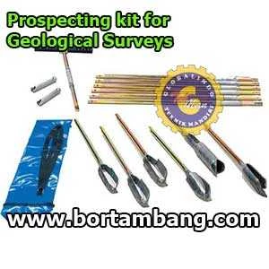 prospecting kit for geological survey, basic hand auger set, standard hand auger set