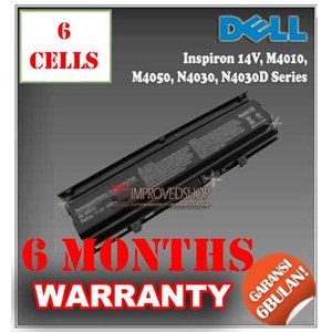 baterai/ batere/ battery dell inspiron 14v, 14vr, 15, 15r, 17r, m4010, n4030, n4030d kw1/ compatible/ replacement