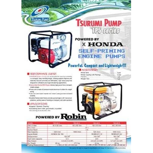 water pump tsurumi honda & robin