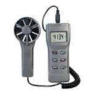omega air velocity meter with cfm/ btu/ dew point/ wet bulb/ temp/ humidity hhf11a