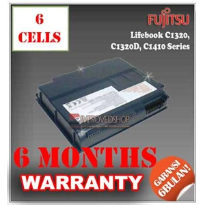 baterai/ batere/ battery fujitsu lifebook c1320, c1321, c1320d, c1321d, c1410 kw1/ compatible/ replacement
