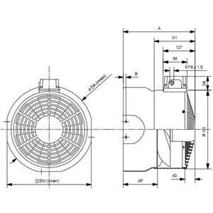 wistro cooling fan abb m2aa ( bg160-180)