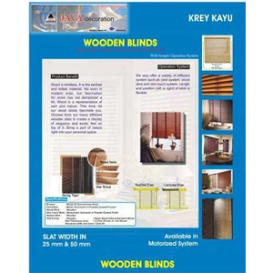 krey kayu ( wooden blinds) bandung