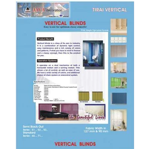 tirai/ gorden vertical blind bandung
