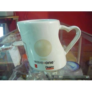 mug bambu love putih