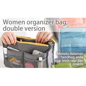 woman organizer bag, doubel version
