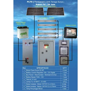 paket solar home system 50wp