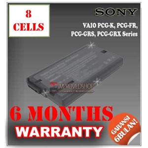 baterai/ batere/ battery sony vaio pcg-k, pcg-fr, pcg-frv, pcg-grs, pcg-grv, pcg-grx, pcg-grz, pcg-nv, vgn-kxx kw1/ compatible/ replacement