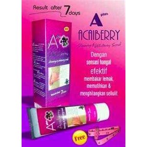 a+ acaiberry slimming dan whitening scrub