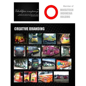 branding and transit ads ( car, truck, bus, building, vessel, plane, ruko, warung, motor, bajjaj)