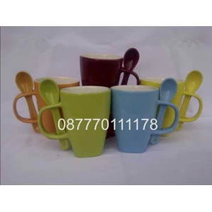 mug souvenir mug sendok
