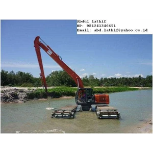 rental dan jual excavator swamp / ampibi