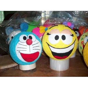 doraemon lamp craft
