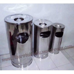 tempat sampah stainless, tempat sampah stainless harga, tong sampah stainless, jual tong sampah stainless, standing ashtray, jual tempat sampah stainless