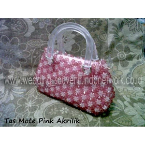 tas mote pink akrilik