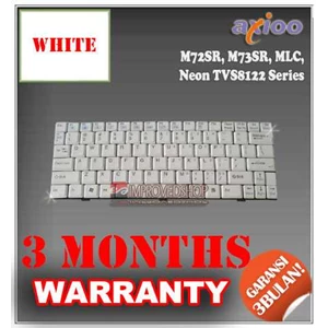 keyboard notebook/ netbook/ laptop axioo m72sr, m73sr, mlc, neon tvs8122 original/ asli