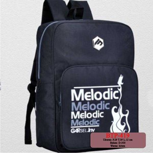 tas ransel backpack hitam - btp419
