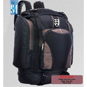 tas ransel backpack hitam - btp405