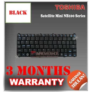keyboard notebook/ netbook/ laptop toshiba satellite mini nb100 original/ asli