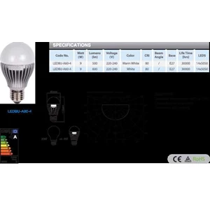 lampu led bulb 6 watt dan 9 watt