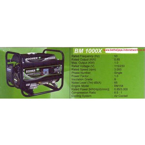 bm 1000x boomer generators