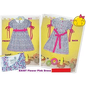 exist flower pink dress