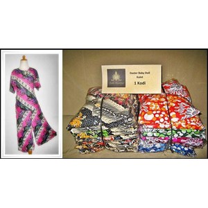 grosir baby doll kulot kantong batik