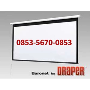 smartvision pekanbaru jual draper screen projector motorized 221x295 cm