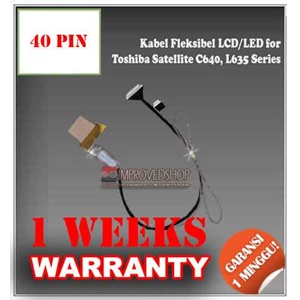 kabel/ cable fleksibel/ flexible lcd/ led notebook/ netbook/ laptop for toshiba satellite c640, l635 series original/ asli