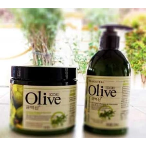 olive hair treatment ( shampoo + masker rambut olive)
