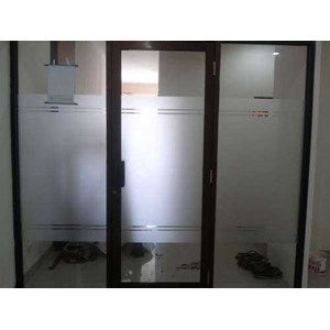 kaca film sandblast - tritama decorindo - indonetwork