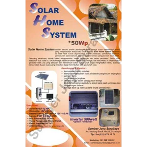 solar home system 50 wp standar proyek pemerintah