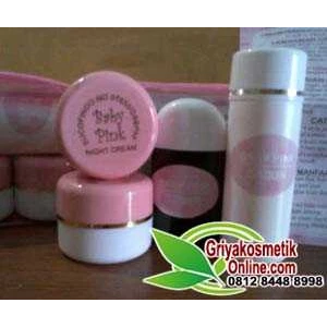 cream wajah baby pink | paket pemuth wajah herbal
