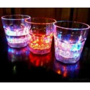 gelas cahaya unik / flash whisky cup