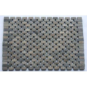 karpet kayu hitam polos
