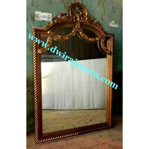 jepara furniture mebel mirror goldleaf antik style by cv.dwira jepara furniture indonesia.