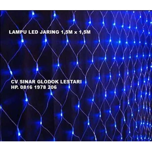 lampu hias led jaring 1, 5m x 1, 5m