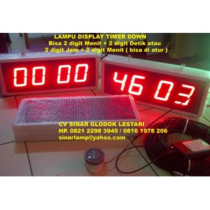 lampu display timer down countdown
