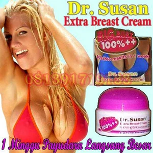 dr. susan extra breast cream ( 1 minggu langsung besar & kencang) produk dijamin pasti asli minat hub. 085740126661