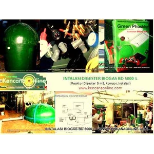 instalasi biogas bd 5000l - biogas installation bd 5000l