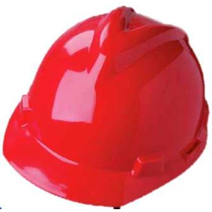 ( ansi) msa china v-gard cap - red