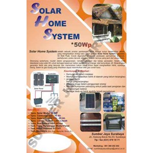 penerangan rumah tenaga surya 50wp/ shs 50wp murah