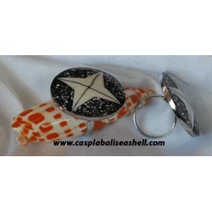 seashell ring jewelry from stainless / perhiasan cincin kerang resin dengan stainless